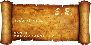 Svéd Rita névjegykártya